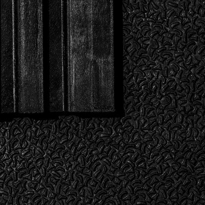 Heavy Duty Horse Stall Mats - Stable Mats, Durable 3/4 in. Thick Rubber Flooring - Solid Black
