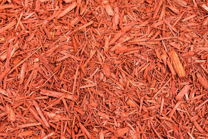Premium Red Wood Mulch for Indoor, Patio, Potting Media, Gardens, Lawns, and Landscaping (0.5 CF