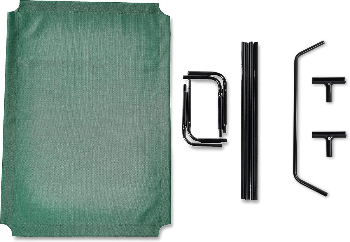 Amazon Basics Cooling Breathable Elevated Dog Bed with Durable Metal Frame, for Large Dogs