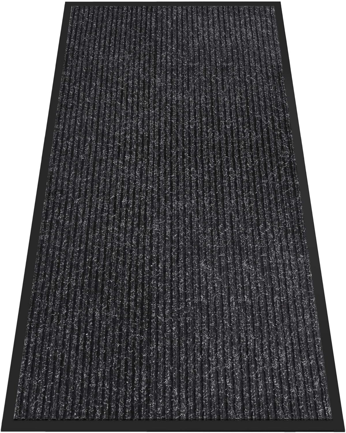 Indoor Outdoor Door Mat, 6' x 3' Doormat for Entryway, Rubber Backing Non Slip Front Door Mat