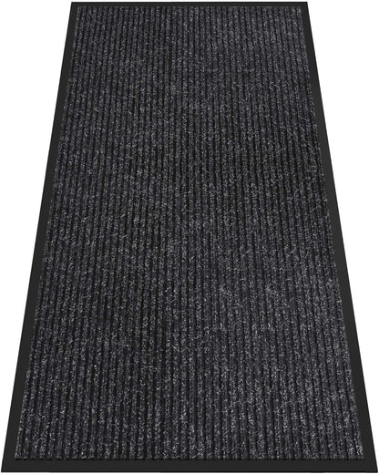 Indoor Outdoor Door Mat, 6' x 3' Doormat for Entryway, Rubber Backing Non Slip Front Door Mat