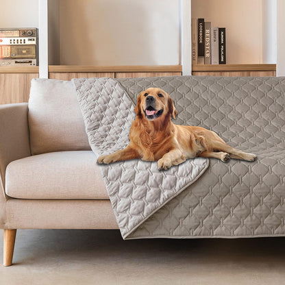 gogobunny 100% Double Sided Waterproof Dog Blanket Soft Pet Bed Cover Reversible Protect Furniture