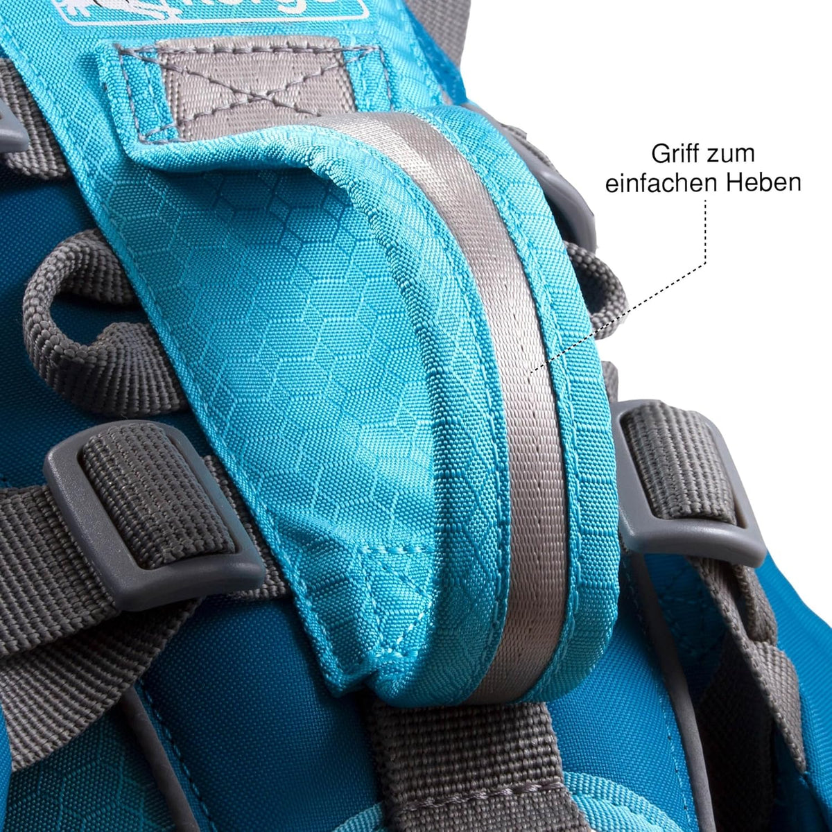 Kurgo Big Baxter Dog Backpack, Dog Saddlebag, Dog Pack, Adjustable Saddlebag for Hiking, Walking