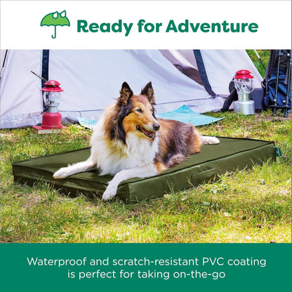 FurHaven Cooling Dog Bed – XL Foam Mattress for Joint Pain Relief, Waterproof Liner, Removable