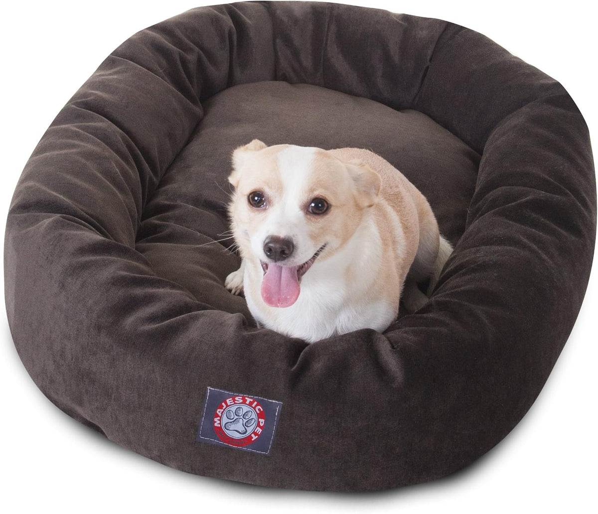Majestic Pet Villa 32 Inch Shredded Memory Foam Dog Bed for Medium Sized Dogs 32x23x7