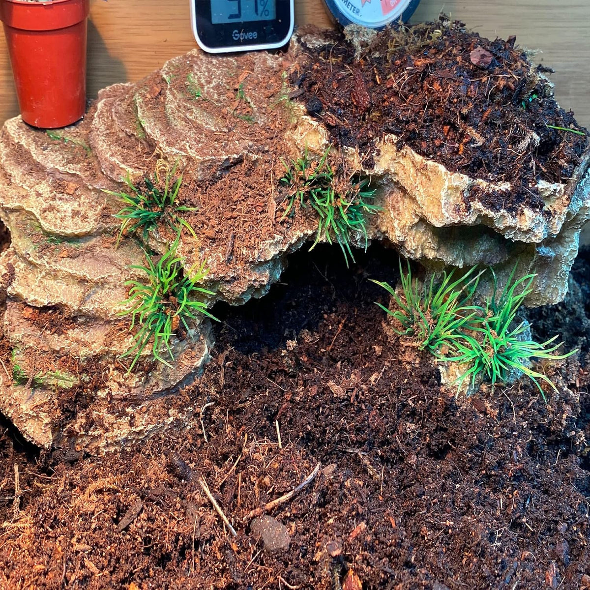 kathson Turtle Basking Platform,Tortoise Resin Climbing Rock Rectangular Resting Terrace Tank