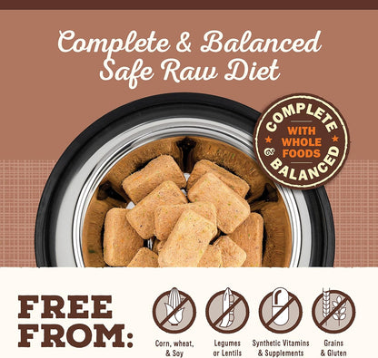 Primal Freeze Dried Raw Dog Food Nuggets, Pork, Complete & Balanced Meal, Also Use as Topper or