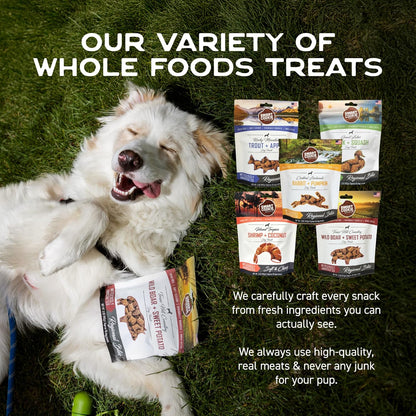 Smart Cookie All Natural Soft Dog Treats - 5 Flavor Variety Pack (5oz Each) - Healthy Dog Treats