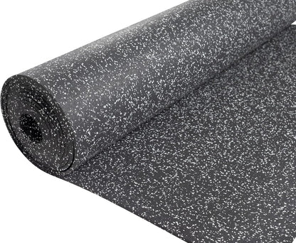 Playsafer Genaflex Rubber Gym Floor Mat, Heavy Duty Commercial Protective Gym Flooring Roll - 8mm