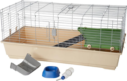 Amazon Basics Top Access Small Animal, Rabbit & Guinea Pig Cage, Ferret Cage Habitat With
