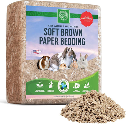 Small Pet Select Premium Small Animal Bedding, Natural Soft Paper Bedding for Small Indoor and
