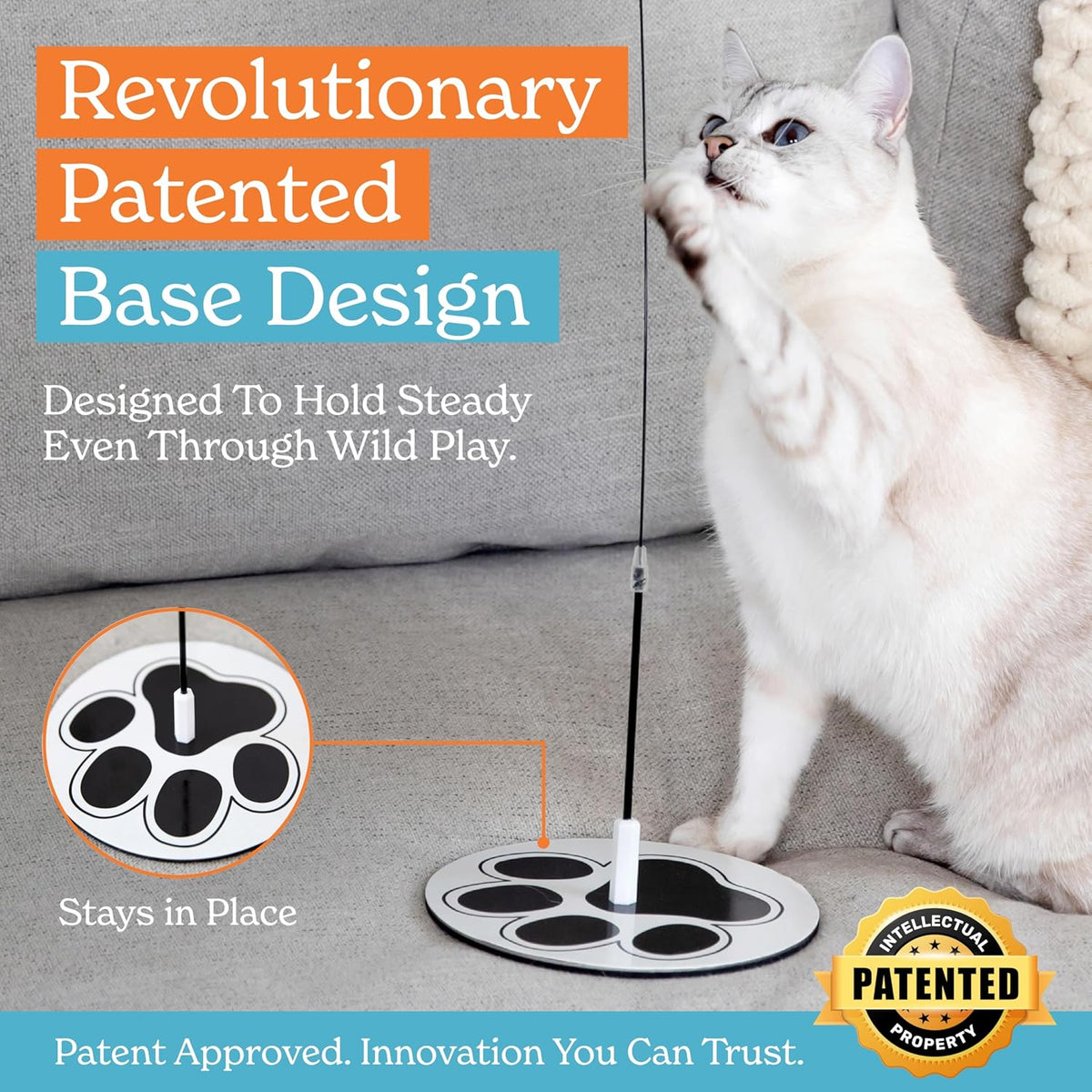 Interactive Cat Toys for Indoor Cats Suction Cup Cat Toys for Indoor Cats Bird Hunting Slefplay