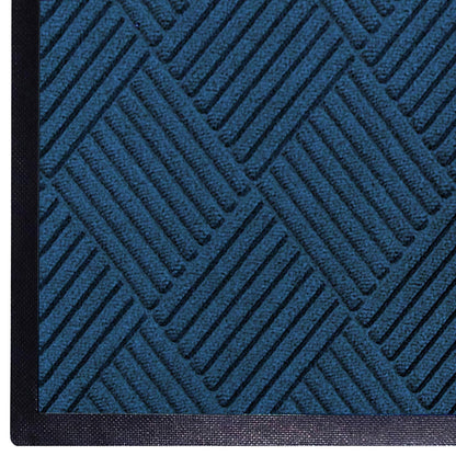 WaterHog Diamond | Commercial-Grade Entrance Mat with Rubber Border – Indoor/Outdoor, Quick Drying