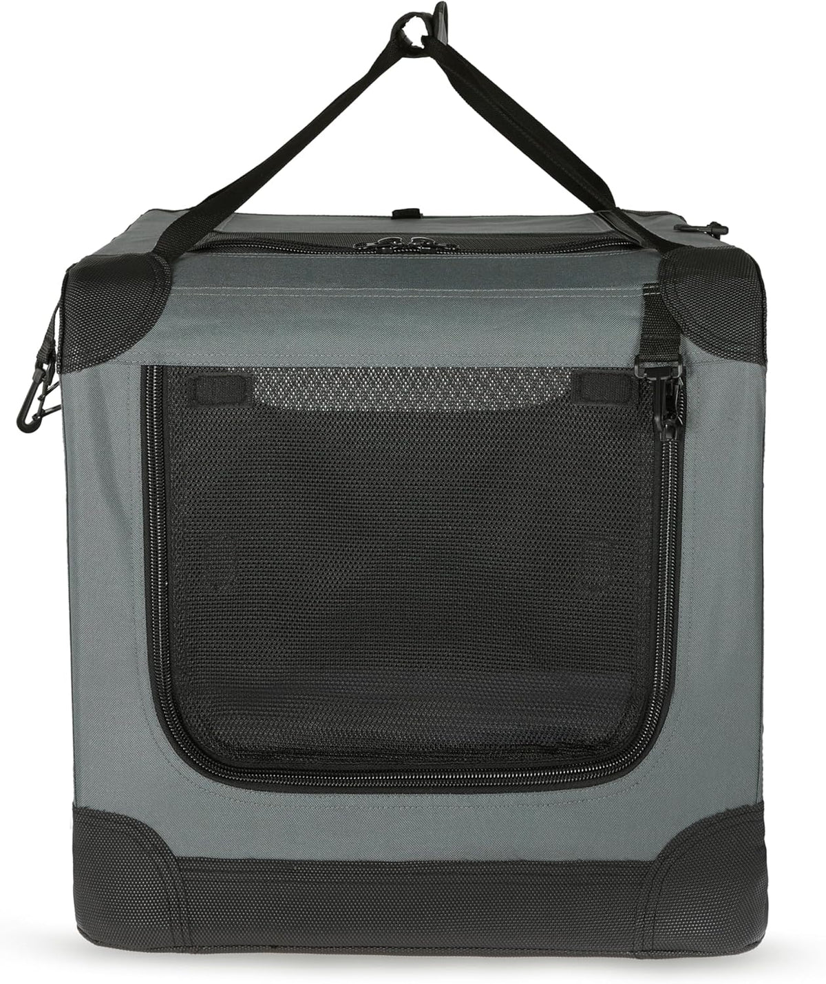 Amazon Basics 4-Doors Portable Soft-Sided Folding Travel Crate Kennel for cat, Dog, and Other Small