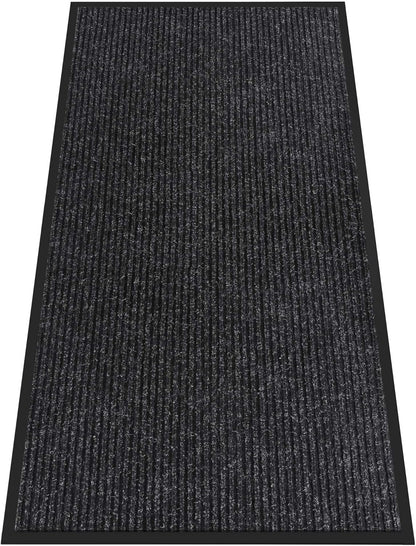 Indoor Outdoor Door Mat, 4' x 2' Doormat for Entryway, Rubber Backing Non Slip Front Door Mat