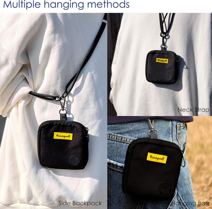Dog Treat Pouch for Pet Walking and Training with Clicker Poop Bags Small Fanny Zipper Pack Holder