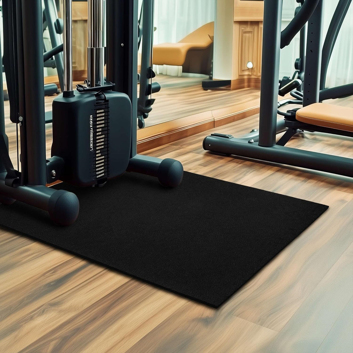Mohawk Home Heavy Duty Rubber Stall Mat - Gym Floor- Under Dog Crate - All Purpose Utility 3' x 4'
