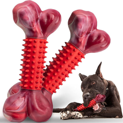 Apasiri Tough Dog Toys for Aggressive Chewers Large Breed, 2-Pack Dogs Chew Toys for Large Medium