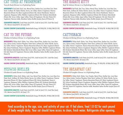 Weruva Cats in The Kitchen Slide N' Serve The Brat Pack Variety Cat Food Pouches 3 Ounce (Pack of