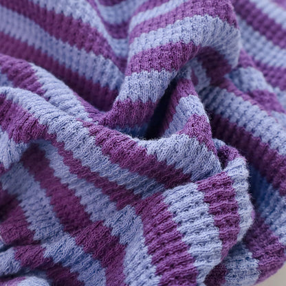 Fitwarm Purple and Violet Striped Dog Pajamas, Waffle Dog Clothes for Small Dogs Girl Boy, Puppy