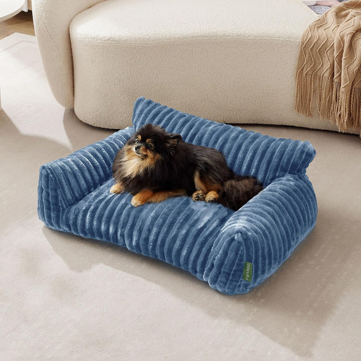 Cute Couch Bed for Pets, Supportive Cat Sofa for Indoor Cats, Medium Dog Sofa Bed for Medium Dogs