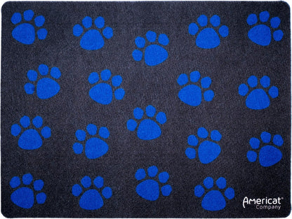 Americat Cat Feeding Mat Machine Washable, Waterproof, No-Slip Cat Placemat Protect Floors from