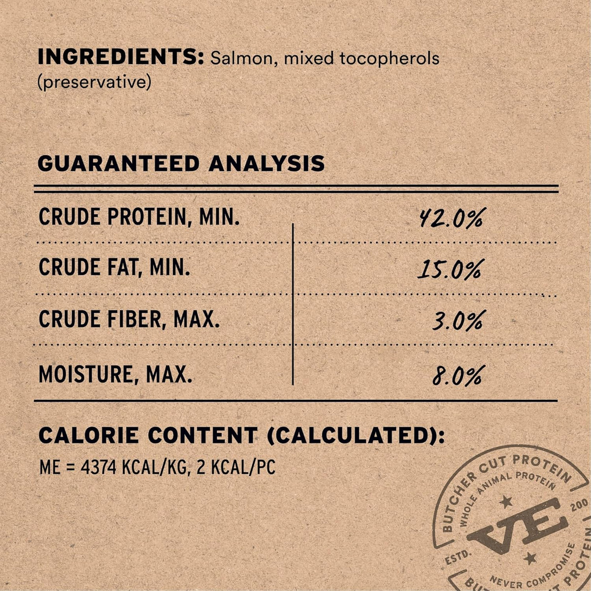 Vital Essentials Salmon Bites Dog Treats, 2.5 oz | Freeze-Dried Raw | Single Protein | Premium