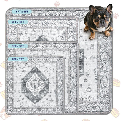 Lahome Reusable Washable Puppy Pads - 2 Pack Super Absorbent & Waterproof Dog Training Mats for