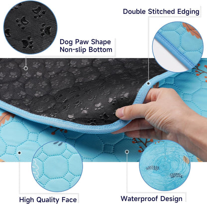Sunheir Washable Pee Pads for Dogs 72"x72", Extra Large Reusable Puppy Pads Pet Training Pads for
