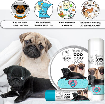 The Blissful Dog 1 oz TIN Pug Booboo Butter