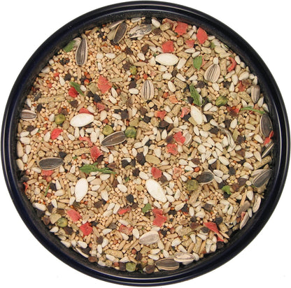 SLEEK & SASSY Garden Small Hookbill Bird Food for Cockatiels, Lovebirds, Quaker Parrots & Small