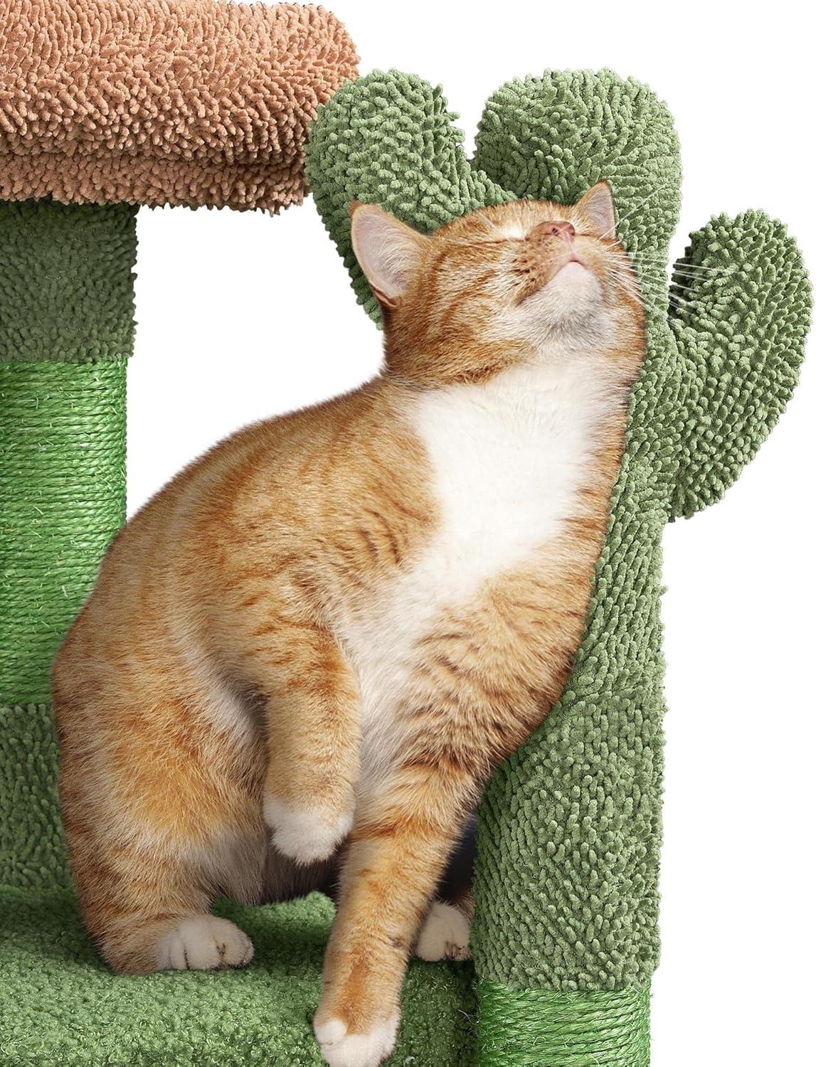 Yaheetech Cactus Cat Tree, 42in Cat Tower for Indoor Cats, Multi Level Kitten Condo Scratching