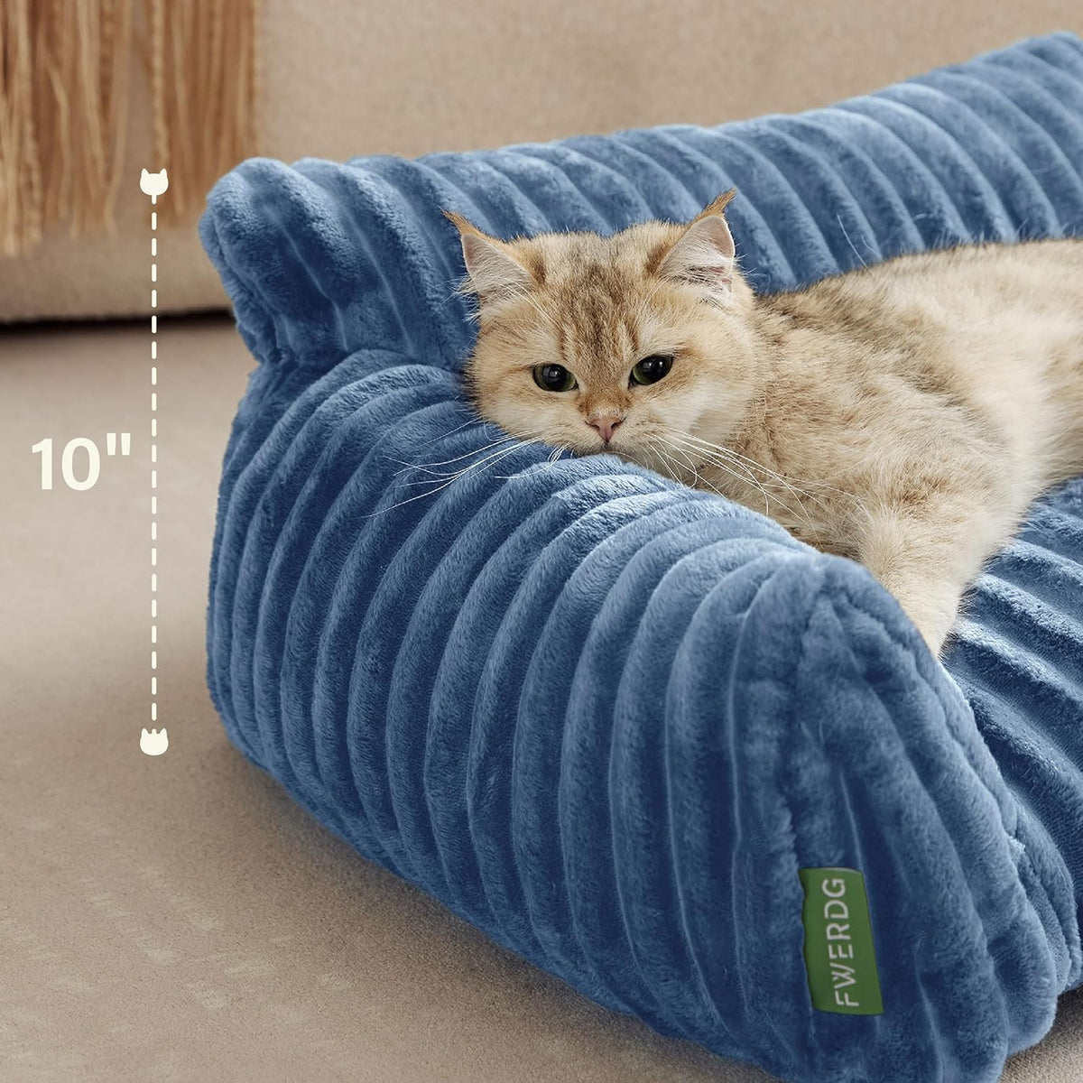 Cute Couch Bed for Pets, Supportive Cat Sofa for Indoor Cats, Small Dog Sofa Bed for Small Dogs