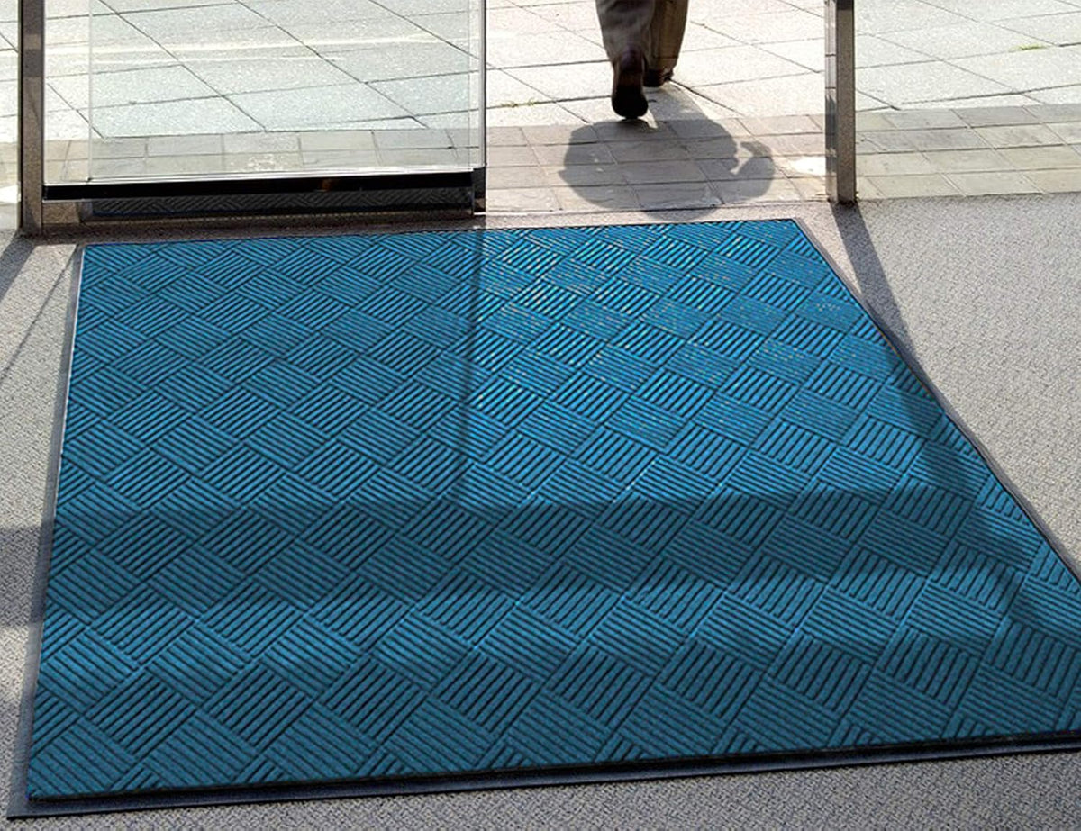 M+A Matting WaterHog Diamond | Commercial-Grade Entrance Mat with Rubber Border – Indoor/Outdoor