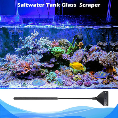 Algae Scraper for Glass Aquariums, Fish Tank Cleaner, Aquarium Algae Scrapers with 10 Stainless