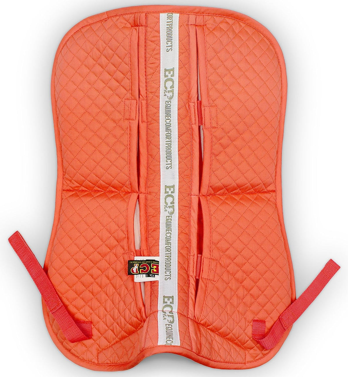 ECP Equine Comfort Products Adjustable Shock Absorbing Memory Foam Half Saddle Pad, Injury