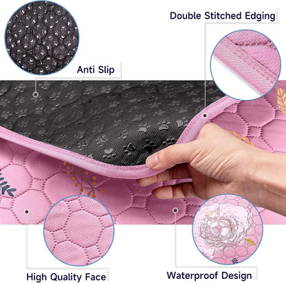 Sunheir Washable Pee Pads for Dogs Extra Large 48" x 60" 2-Pack, Reusable Puppy Pads Pet Training