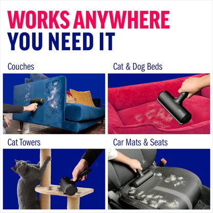 ChomChom Roller Pet Hair Remover and Reusable Lint Roller - Cat and Dog Hair Remover for Furniture