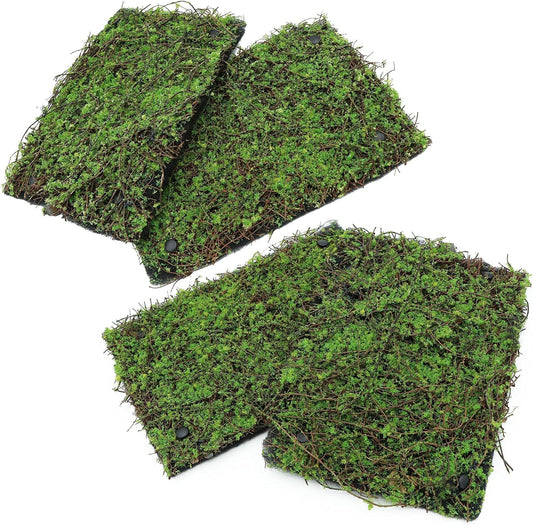 AQUA KT Reptile Moss Background Backdrop Wall Artificial Terrarium Habitat Amphibian Cage