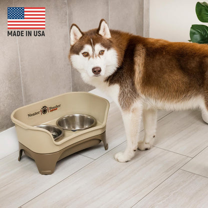 Neater Feeder Express Mess Proof Dog Bowls Elevated for Medium to Large Sized Breed, No Spill