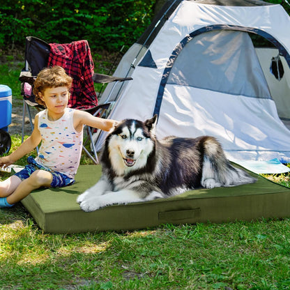 FurHaven Cooling Dog Bed – XXL Foam Mattress for Joint Pain Relief, Waterproof Liner, Removable