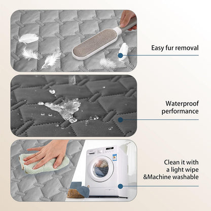 gogobunny 100% Double-Sided Waterproof Dog Bed Cover Pet Blanket Sofa Couch Furniture Protector for