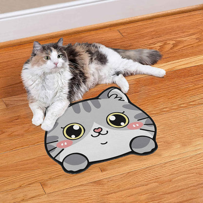 Pet Supplies Cat Feeding Bowl Mat - Absorbent, Easy Clean, Quick Dry for Cat Food and Water