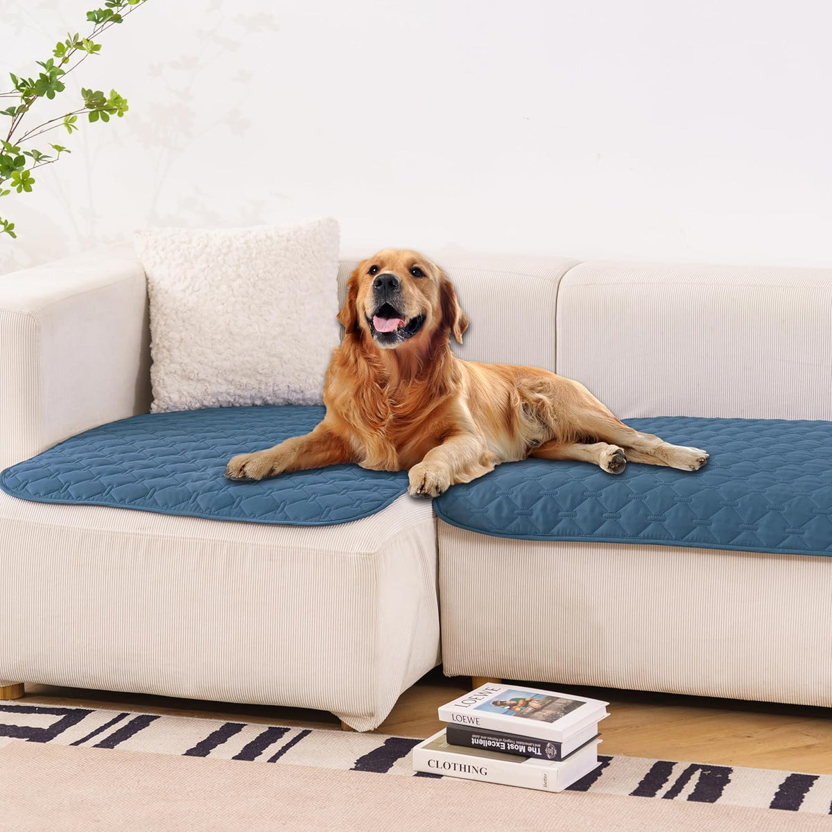 gogobunny 100% Double-Sided Waterproof Dog Bed Cover Pet Blanket Sofa Couch Furniture Protector for