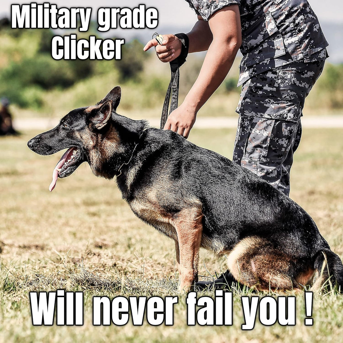 Mythrojan Brass and Steel Pet Training Clicker Puppy Dog Training Cricket Clicker U.S. Engraved WII