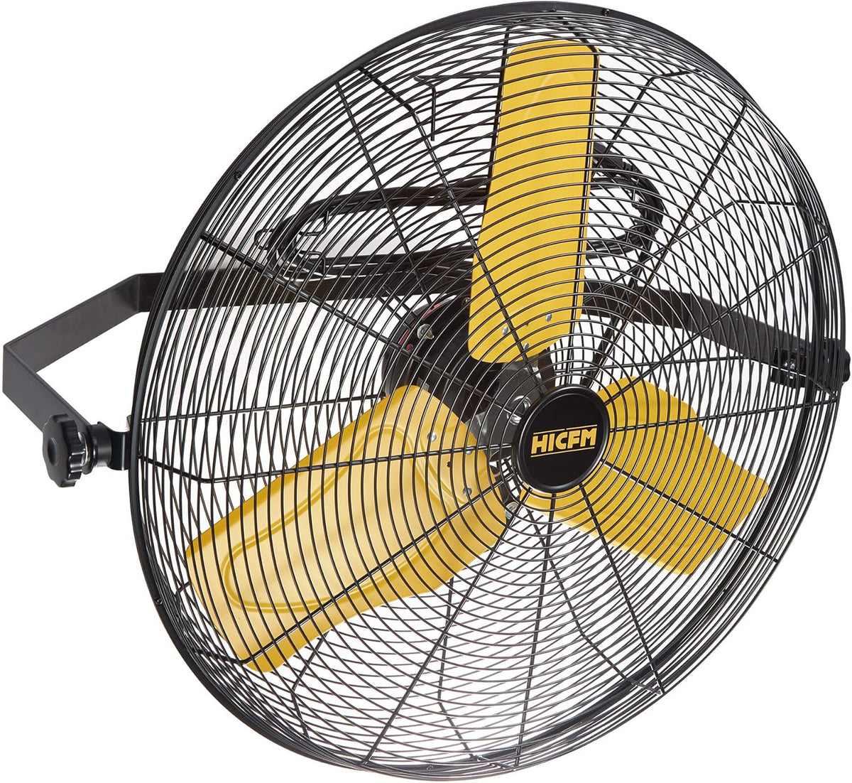 HiCFM 9100 CFM 24 inch Heavy Duty Industrial Wall Mounted Fan with TEAO Enclosure Motor, Permanent