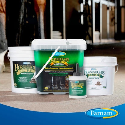 Farnam Horseshoer's Secret Extra Strength Hoof Supplements & Connective Tissue Supplement, Promotes