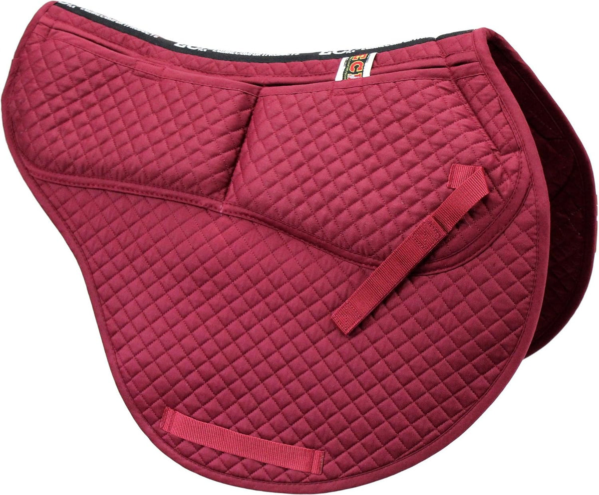 ECP Equine Comfort Products All-Purpose Contoured Correction Saddle Pad with Adjustable Memory Foam