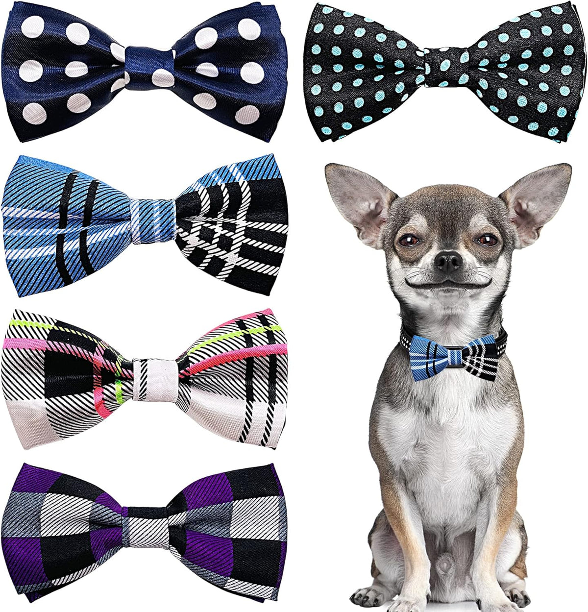 PET SHOW Pet Small Dogs Collar Embellishment Attachment Bow Ties Puppies Cats Collar Charms