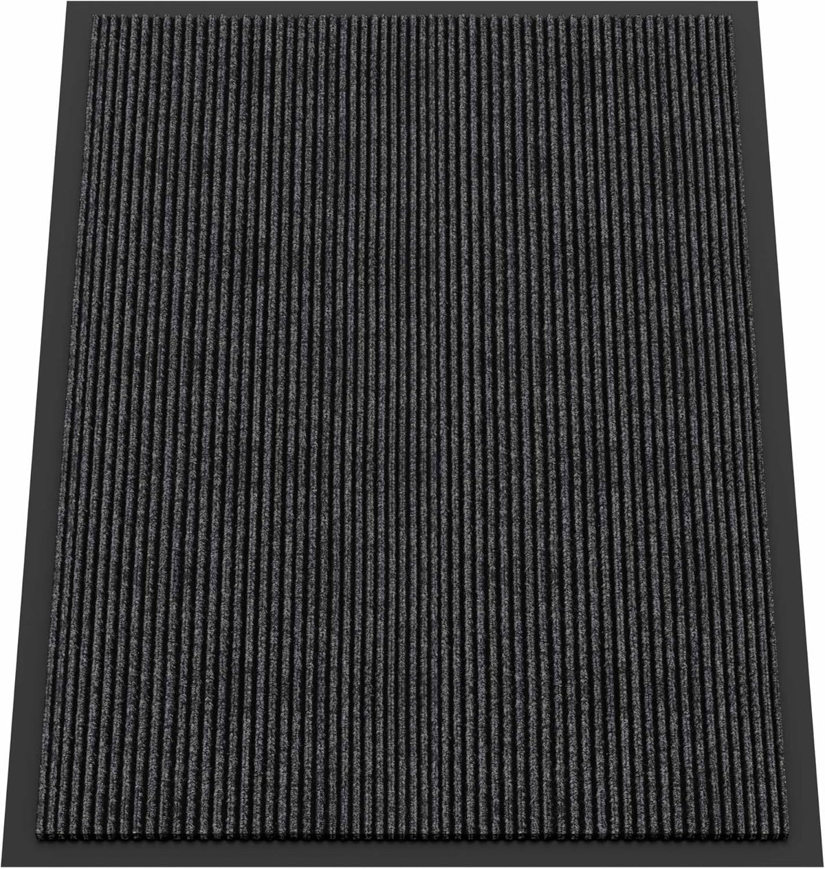 Indoor Outdoor Door Mat, 4’ x 3' Doormat for Entryway, Rubber Backing Non Slip Front Door Mat
